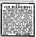 3.Goniec Czstochowski, Nr 9 z 11.01.1918 r. str. 3