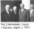 Prof. Lewandowski, Sojecki, Mkosza - 1958 r.