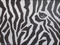 Black Zebra Composition, 2017, 60  80 cm
