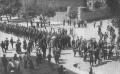 07.06.1917 r. - przemarsz orkiestry - ; I z prawej - Wadysaw